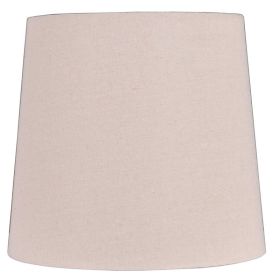 , Modern Design, Tapered Drum, Tan Fabric, Uno Fitter, Lamp Shade